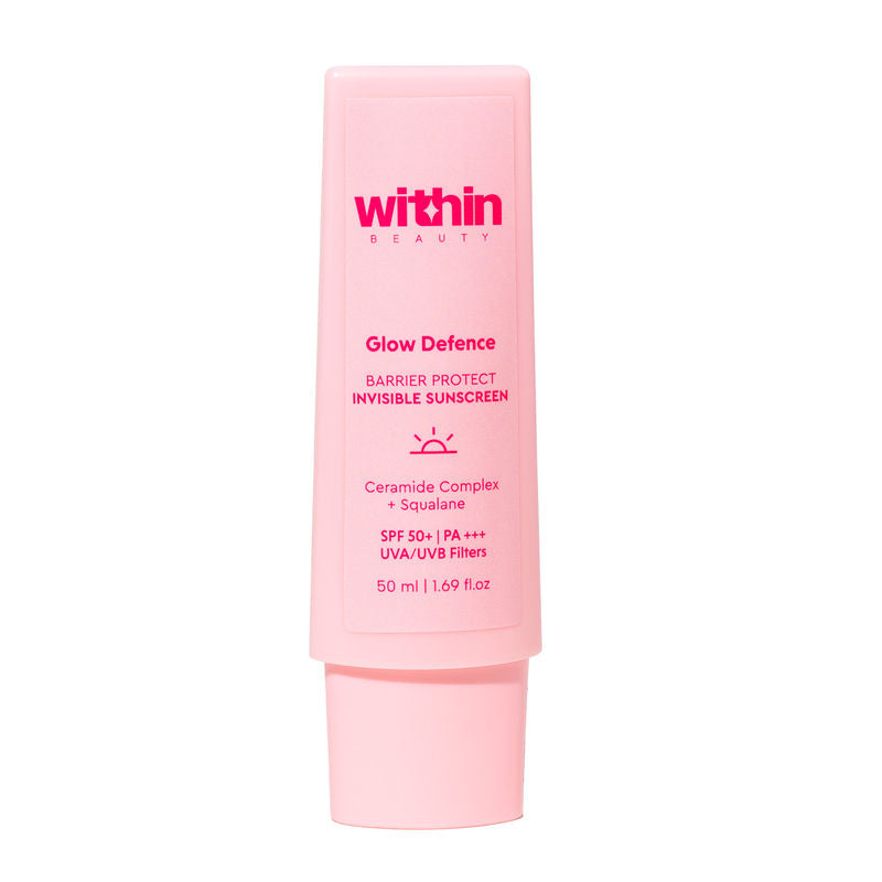 Within Beauty Glow Defence Barrier Protect Invisible Sunscreen SPF 50+ PA+++ UVA / UVB Filters