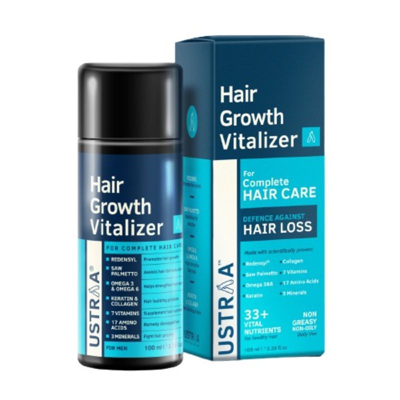 Ustraa Hair Oil For Growth Vitalizer - Boost Hair Growth, Prevents Hairfall With Redensyl & Jojoba
