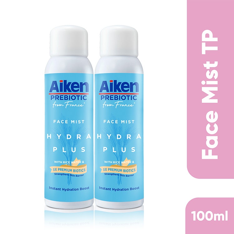 Aiken Prebiotic 8X Premium Biotics Face Mist 100Mlx2 (Twin Pack)
