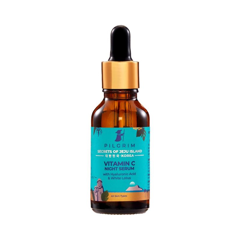 Pilgrim Vitamin C Night Serum with Hyaluronic Acid & White Lotus