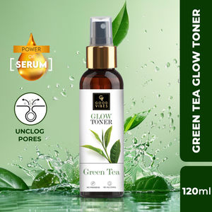 Good Vibes Green Tea Oil Control Toner with Power of Serum | Reduces irritation and redness (120 ml)