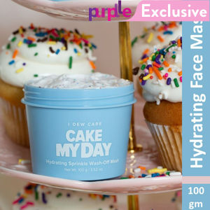 I DEW CARE CAKE MY DAY, Hydrating Sprinkle Wash-Off Mask | Korean Skin Care 100 gm