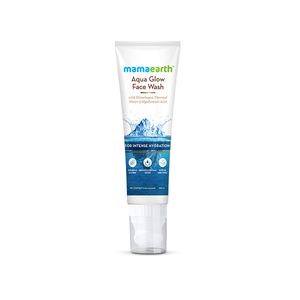 Mamaearth Aqua Glow Face Wash With Himalayan Thermal Water and Hyaluronic Acid for Intense Hydration aโฌโ 100 ml