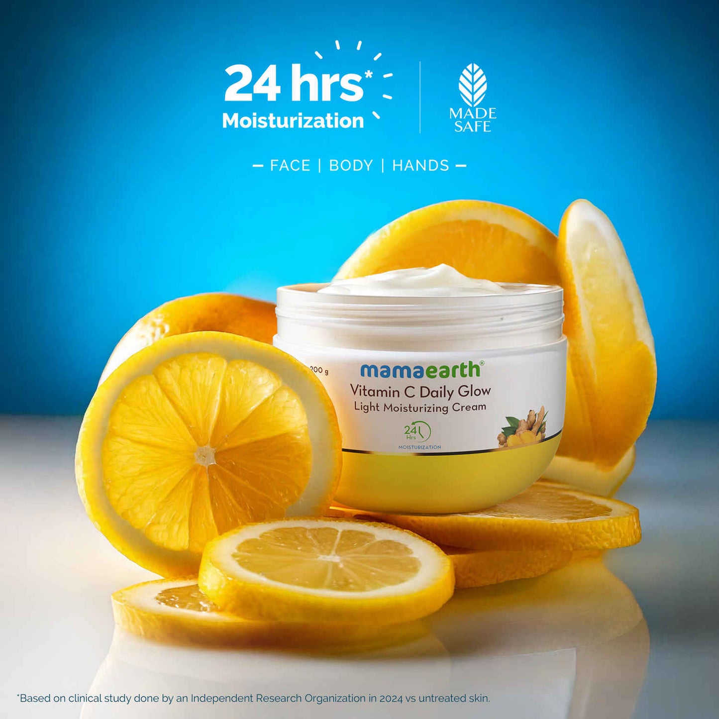 Mamaearth Vitamin C Daily Glow Light Moisturizing Cream 200 gm