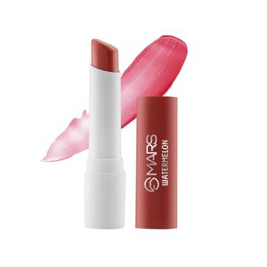 MARS Aqua Splash Tinted Lip Balm Enriched with Shea Butter, Jojoba Oil, Vitamin-E & Cocoa Extract | Repair Chapped Lips | Non-Sticky, Moisturising & Nourishing (3 gm) (08-WATERMELON)