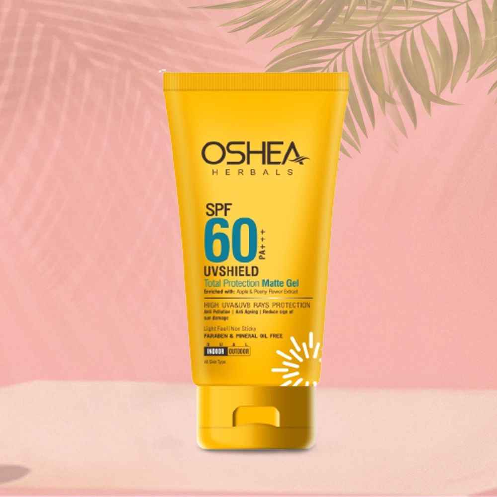 Oshea Herbals UVSHIELD Total Protection Matte Gel SPF-60 PA+++ - 60 gm