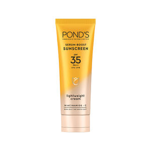 POND’S Sun Miracle SPF 35 PA+++ Light Sunscreen - Protect & Bright, With Niacinamide |50G