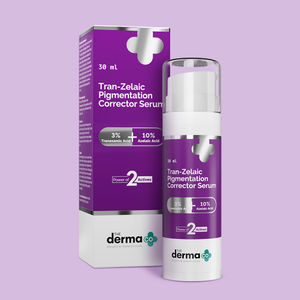 The Derma Co. Tran-Zelaic Pigmentation Corrector Serum with Tranexamic Acid & Azelaic Acid - 30 gm | Treats Hyper Pigmentation & Melasma | Reduces Acne & Acne Marks