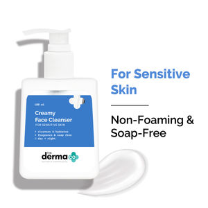 The Derma co. Creamy daily face Cleanser for Sensitive Skin 100 ml