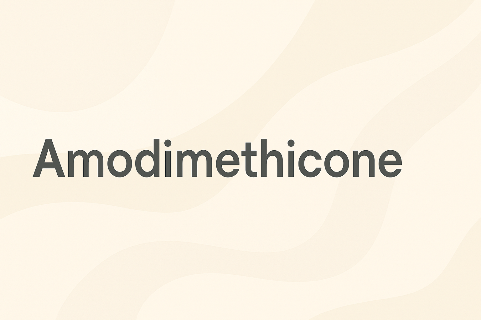 Amodimethicone: Advanced Silicone for Hair and Skin Protection