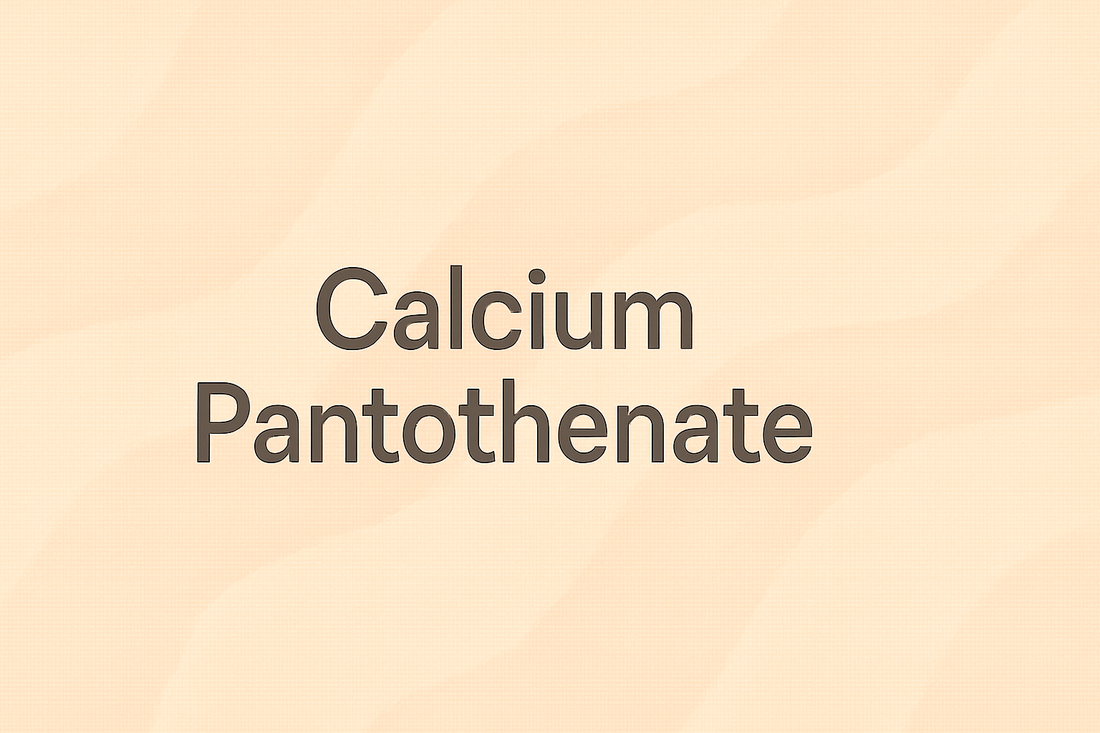 Calcium Pantothenate: The Skin-Healing Power of Vitamin B5
