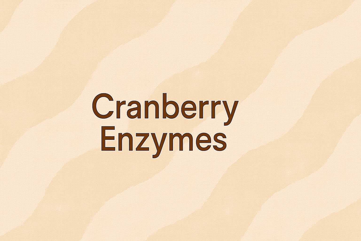 Cranberry Enzymes: Nature's Gentle Exfoliators for Radiant, Refined Skin