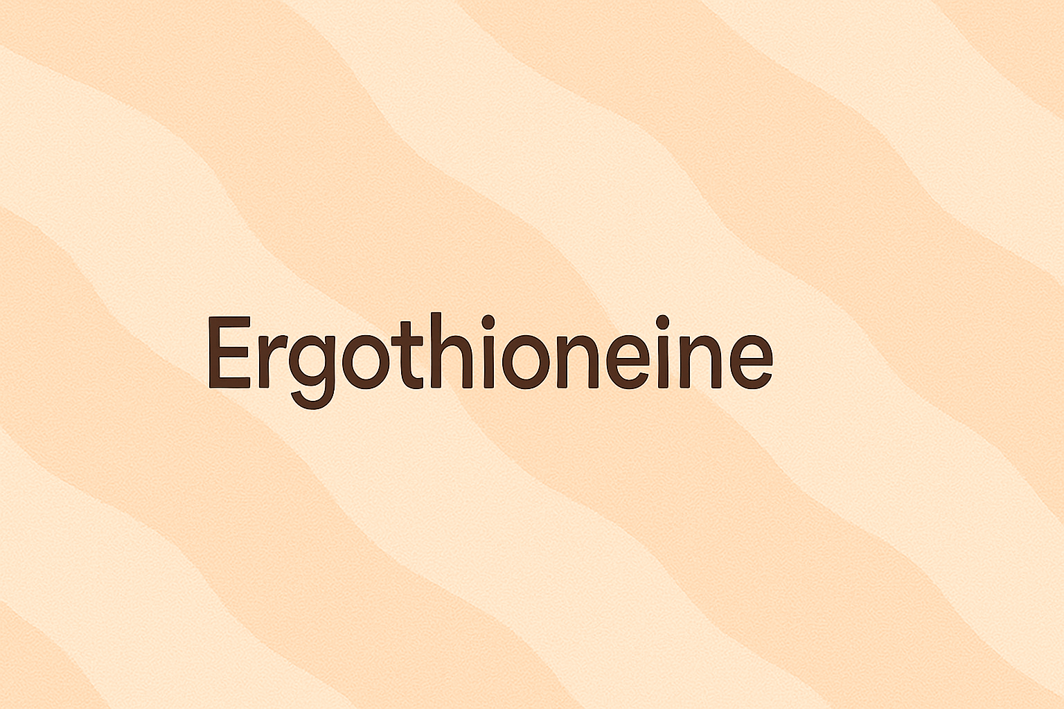 Ergothioneine: The Master Antioxidant That Protects Cells and Fights Aging