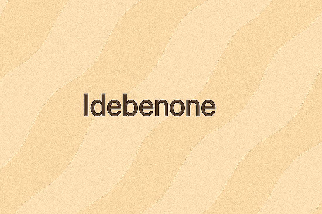 Idebenone: The Superior Antioxidant That Outperforms CoQ10 for Anti-Aging