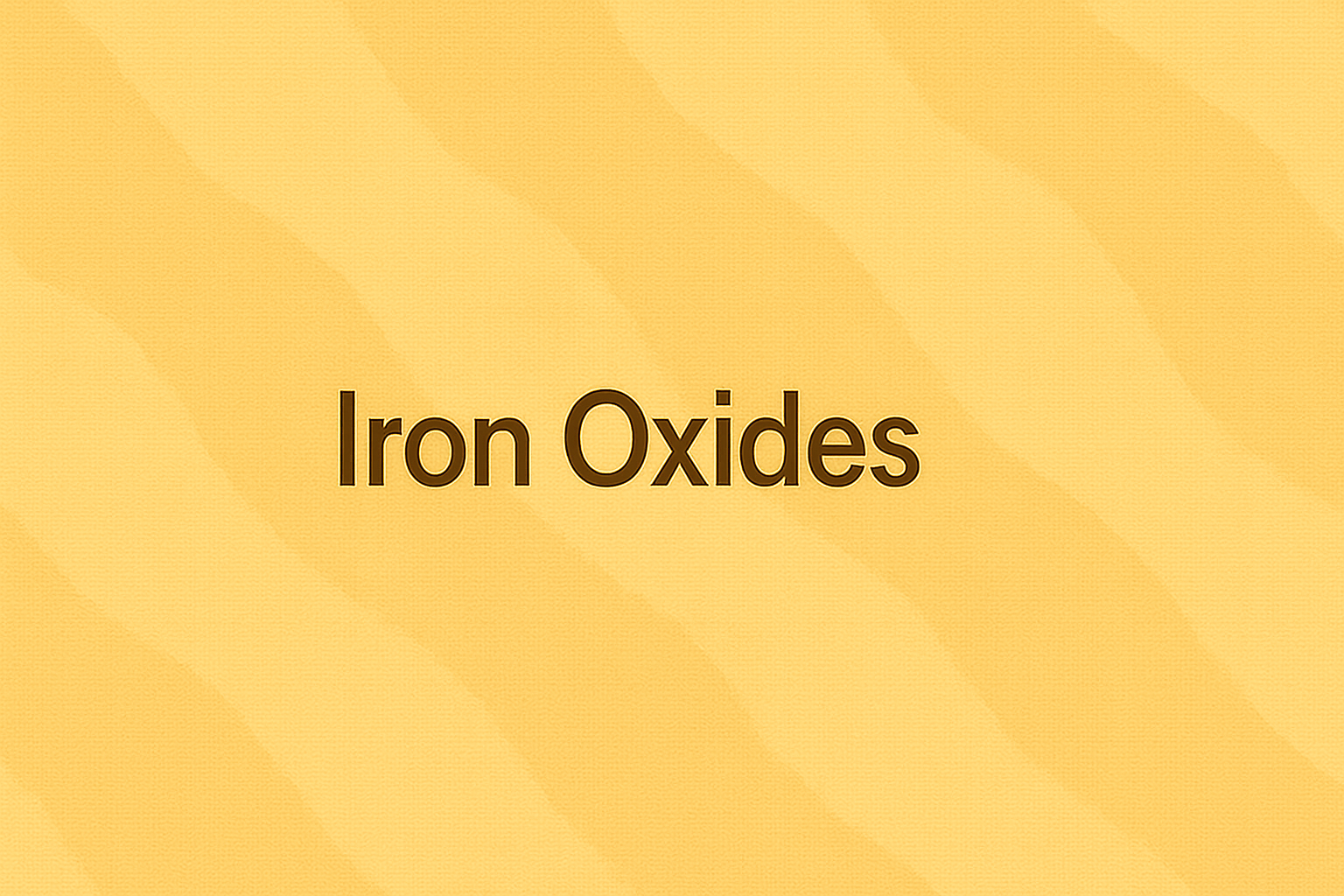 Iron Oxides: The Natural Mineral Foundation of Safe Color Cosmetics