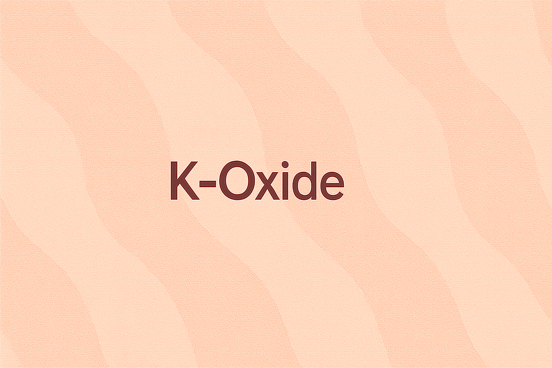 K-Oxide: The Cutting-Edge Vitamin K Derivative Revolutionizing Anti-Aging Skincare