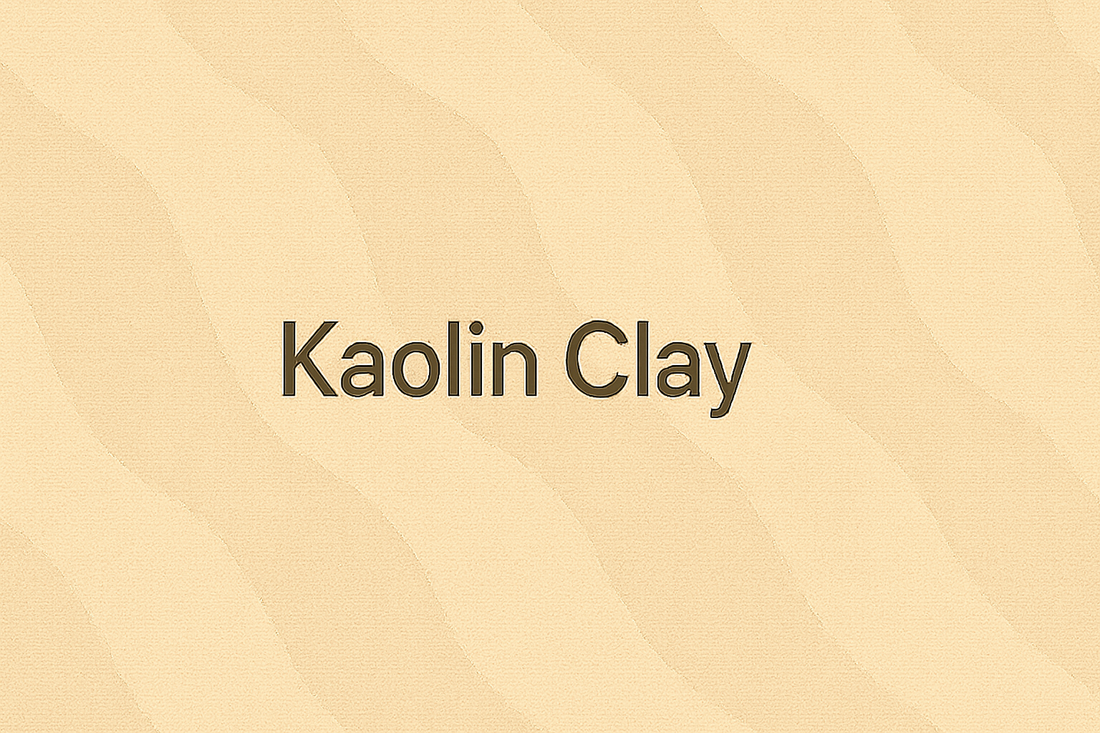 Kaolin Clay: The Gentle Giant of Natural Skin Purification and Renewal