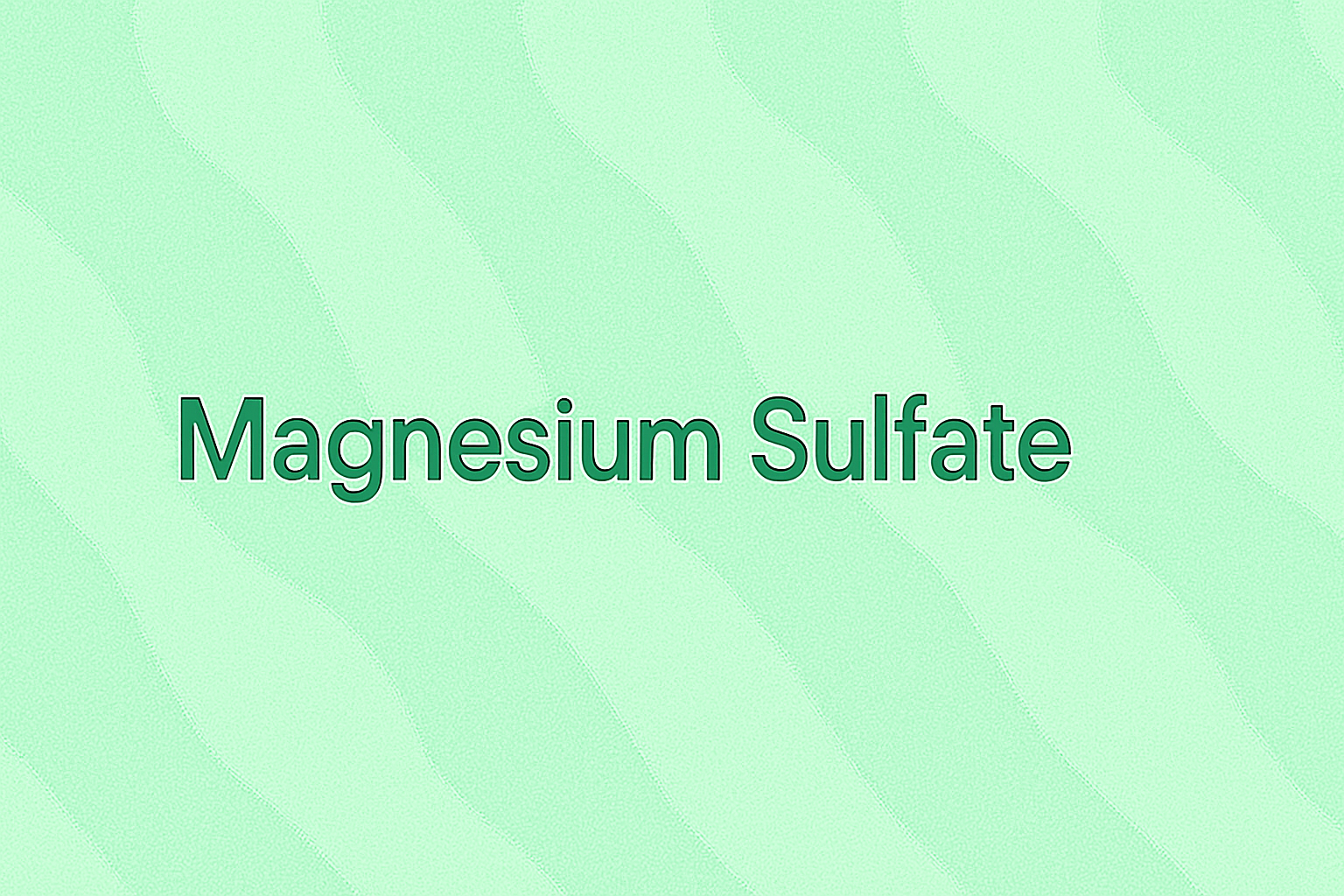 Magnesium Sulfate: The Mineral Marvel for Soothing, Detoxifying, and Restorative Skincare