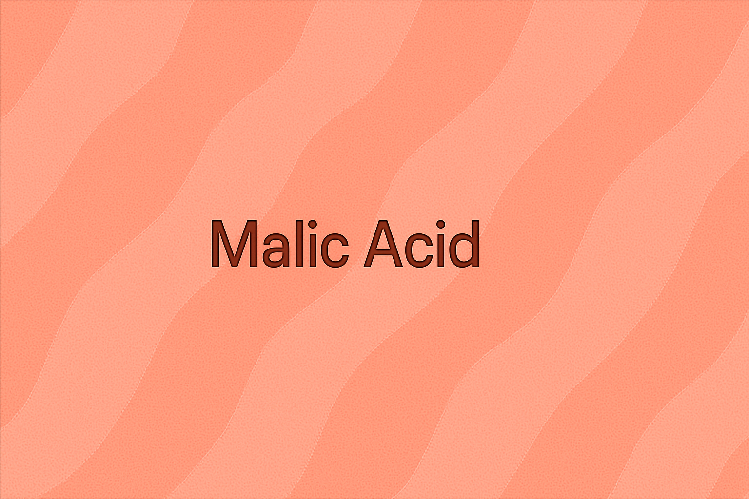 Malic Acid: The Gentle Fruit-Derived Alpha Hydroxy Acid for Natural Skin Renewal