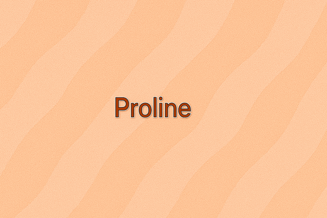 Proline: The Collagen-Building Amino Acid for Firm, Youthful, and Resilient Skin