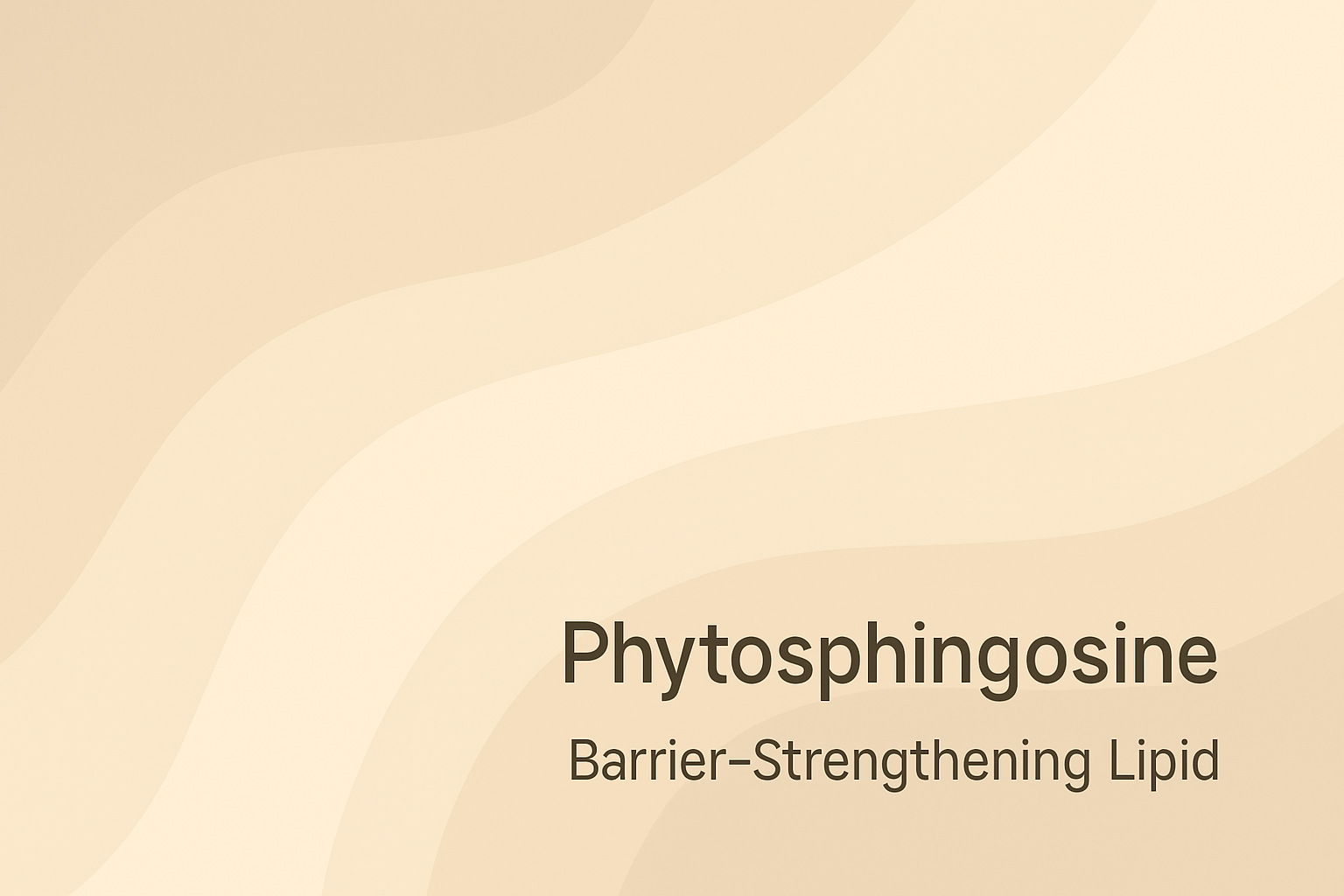 Phytosphingosine: Barrier-Strengthening Lipid