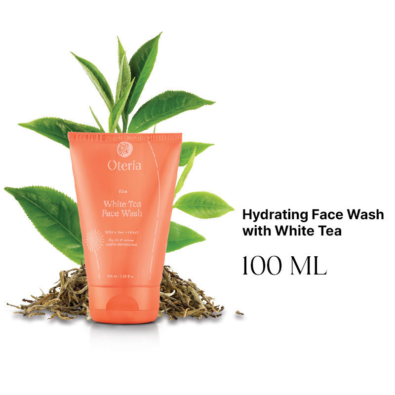 Oteria White Tea Face Wash For Pigmentation Dark Spots And Brightening, Cleanser for All Skin Types