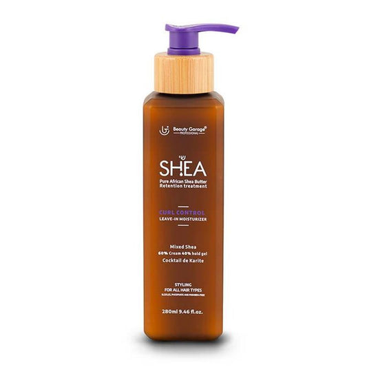 Beauty Garage Shea Retention Curl Control Leave In Moisturizer 60% Cream 40% Hold Gel