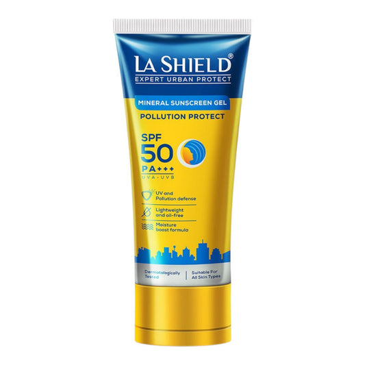 La Shield Mineral Sunscreen Gel Pollution Protect SPF 50 PA+++ UVA/UVB