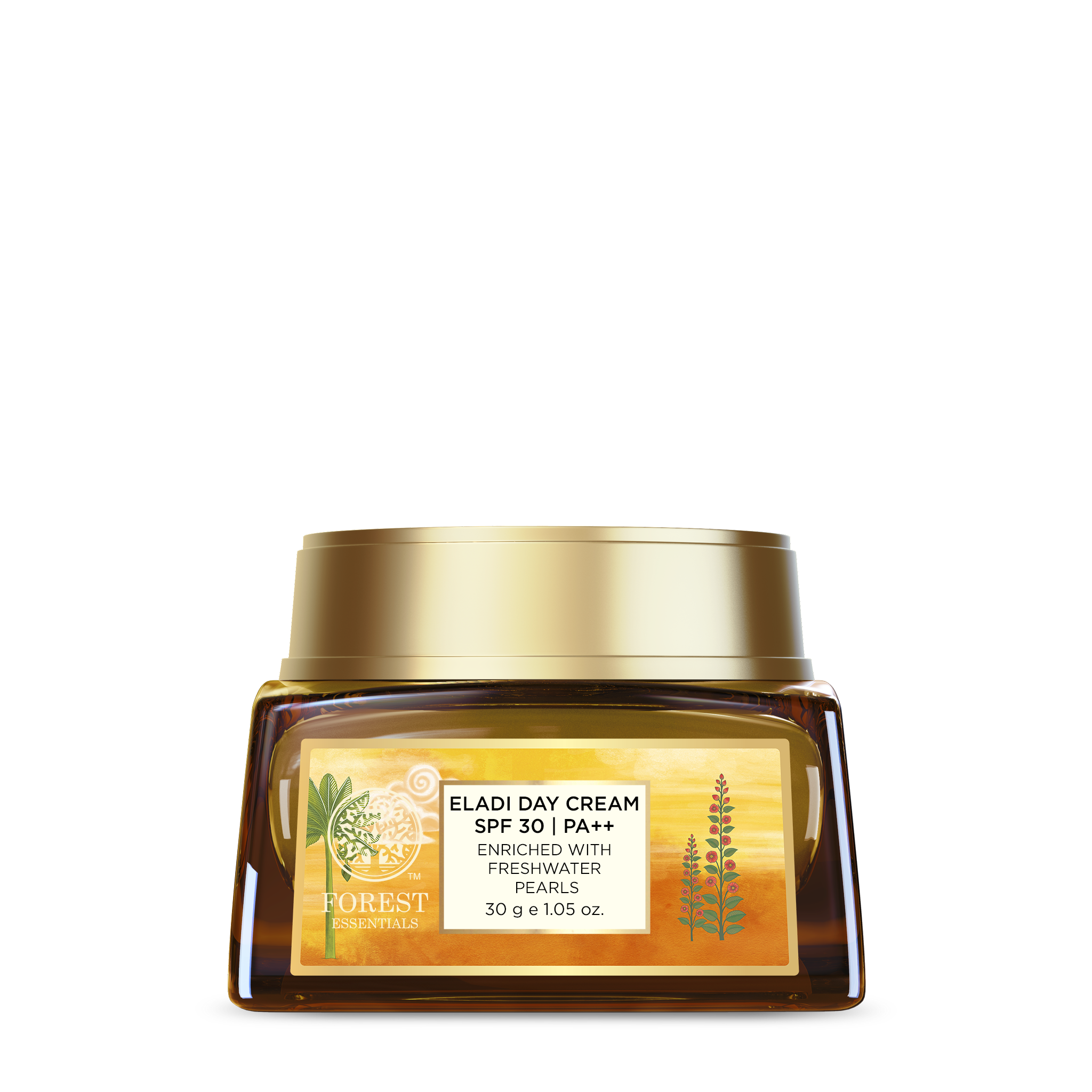 Forest Essentials Eladi Day Cream With SPF 30 PA++ Ayurvedic For Acne Prone Skin With Niacinamide