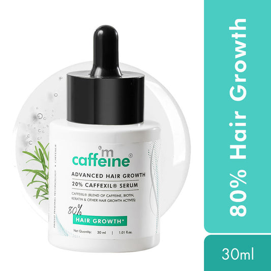 MCaffeine Advanced Hair Growth 20% Caffexil® Hair Serum With Keratin & Rosemary For 80% Hair Growth