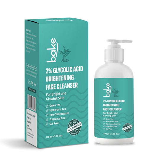 BAKE 2% Glycolic Acid Exfoliating Face Wash