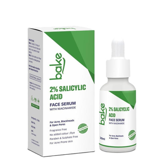 Bake 2% Salicylic Acid Serum For Acne & Open Pores, Acne Prone Skin