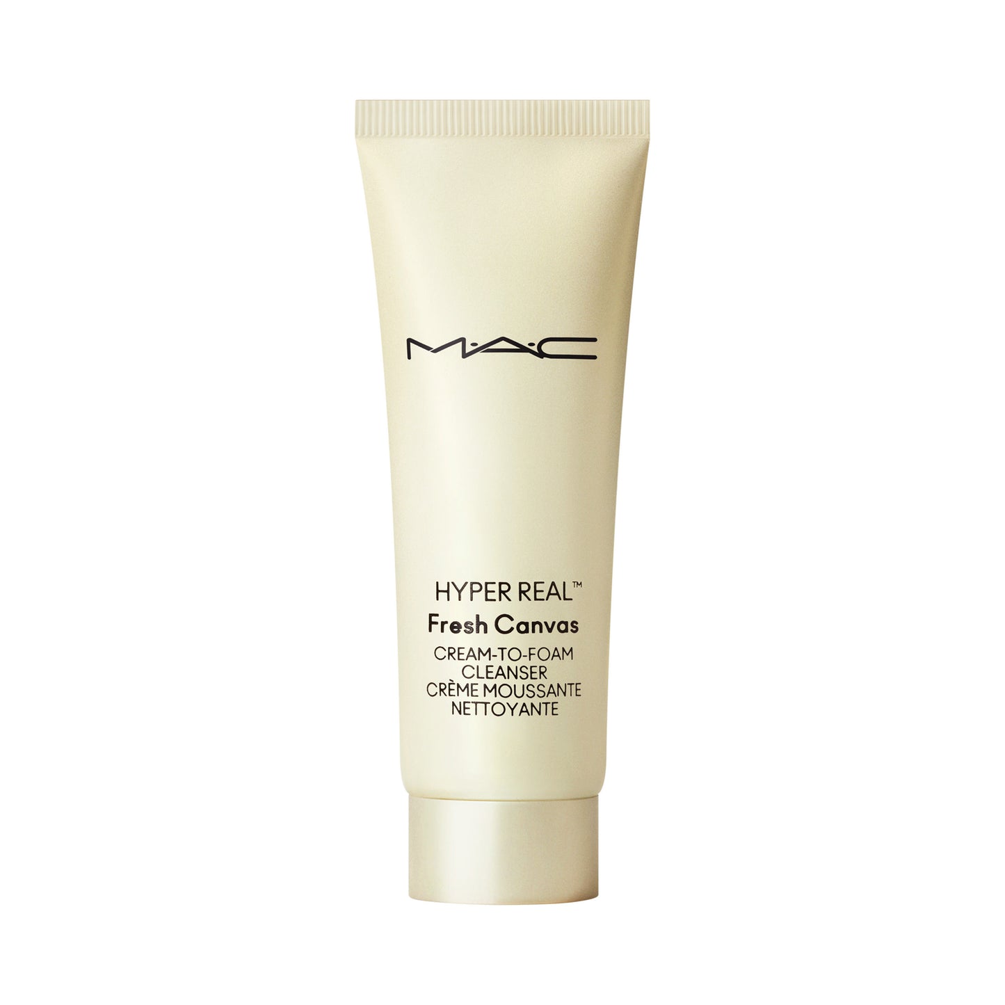 M.A.C HYPER REAL FRESH CANVAS CREAM-TO-FOAM CLEANSER WITH CATIONIC HYALURONIC ACID & GLYCERIN