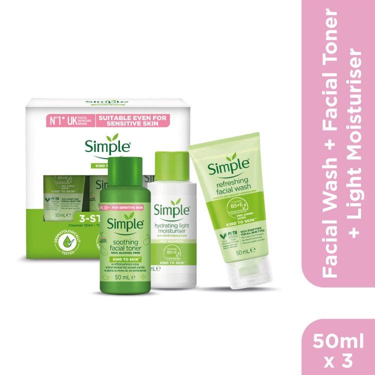 Simple Kind To Skin Refreshing 3 Step Kit#
