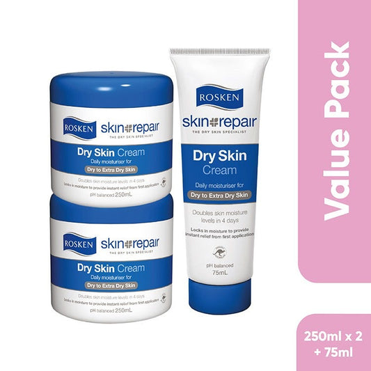 Rosken Dry Skin Cream 250Ml Po2# (Gwp Rosken Dry Skin Cream 75Ml - Onpack)