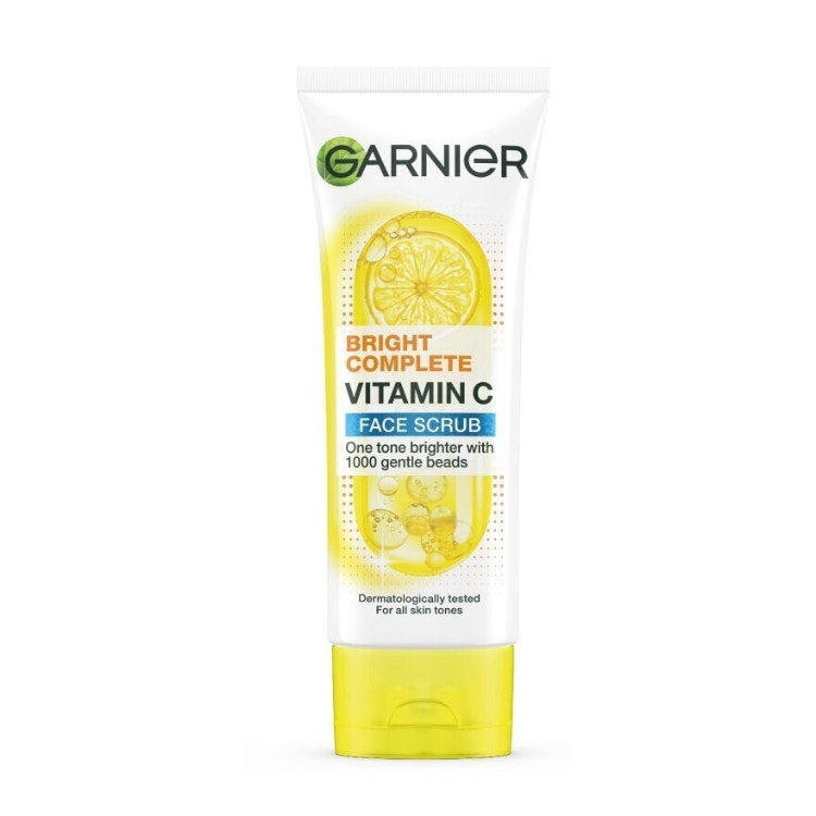 Garnier Skin Naturals Bright Complete Brightening Face Wash Scrub 100Ml