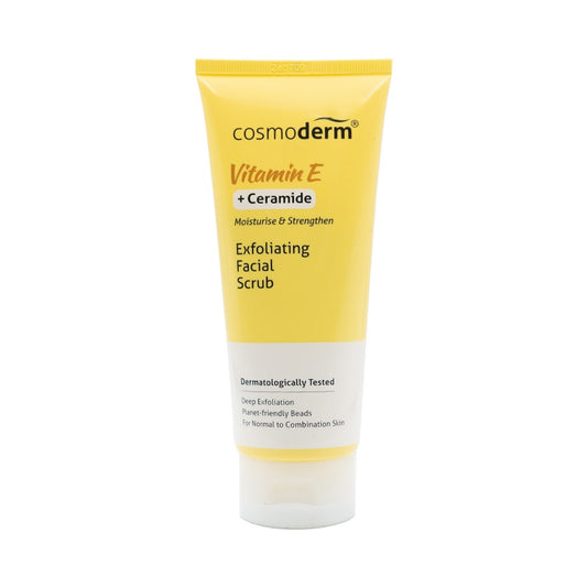 Cosmoderm Vitamin E Exfoliating Facial Scrub 125Ml