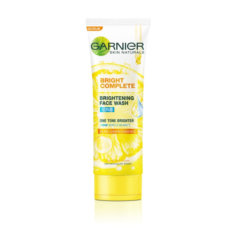 Garnier Skin Naturals Bright Complete Brightening Face Wash Scrub 50Ml