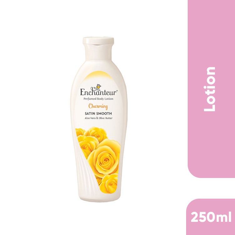Enchanteur Satin Smooth Perfumed Hand & Body Lotion Charming 250Ml