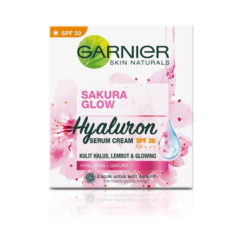 Garnier Skin Naturals Sakura Glow Hyaluron Day Spf30 Cream 50Ml