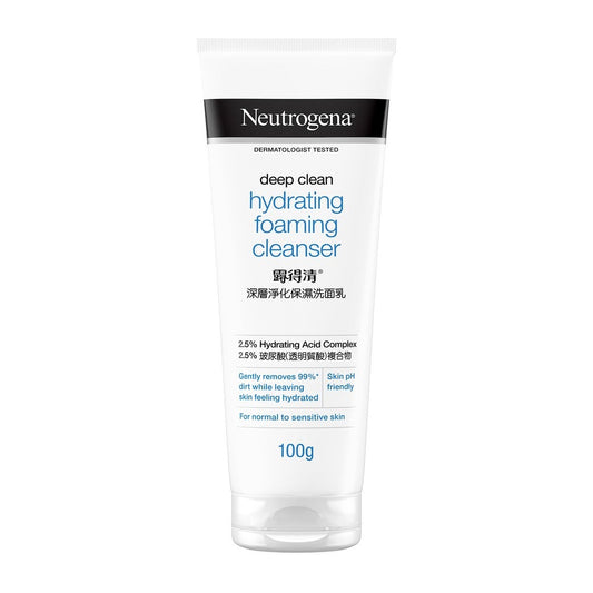 Neutrogena Deep Clean Hydrating Foam Cleanser 100G