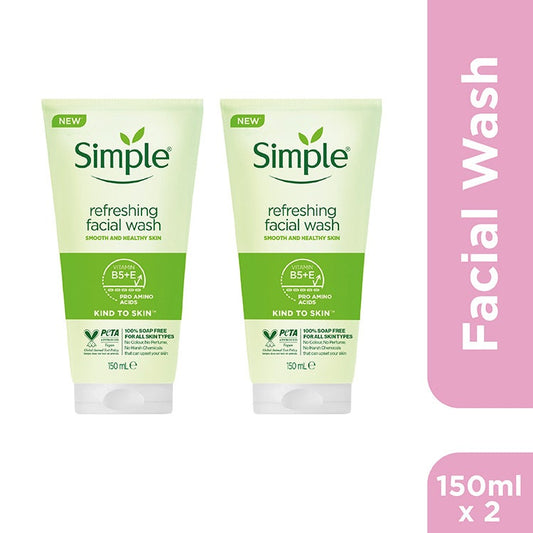 Simple Kind To Skin Refreshing Facial Wash Gel 150Ml Po2#