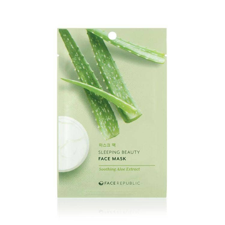 Face Republic Sleeping Beauty Soothing (Aloe Extract) Face Mask 1S