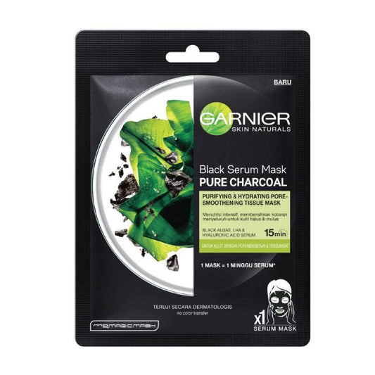 Garnier Skin Naturals Black Pure Charcoal Serum Mask 1S
