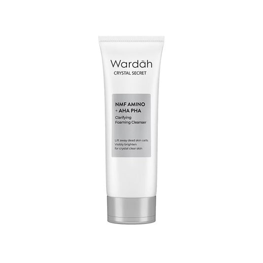 Wardah Crystal Secret Foaming Cleanser With Natural Aha+Pha 100 Ml