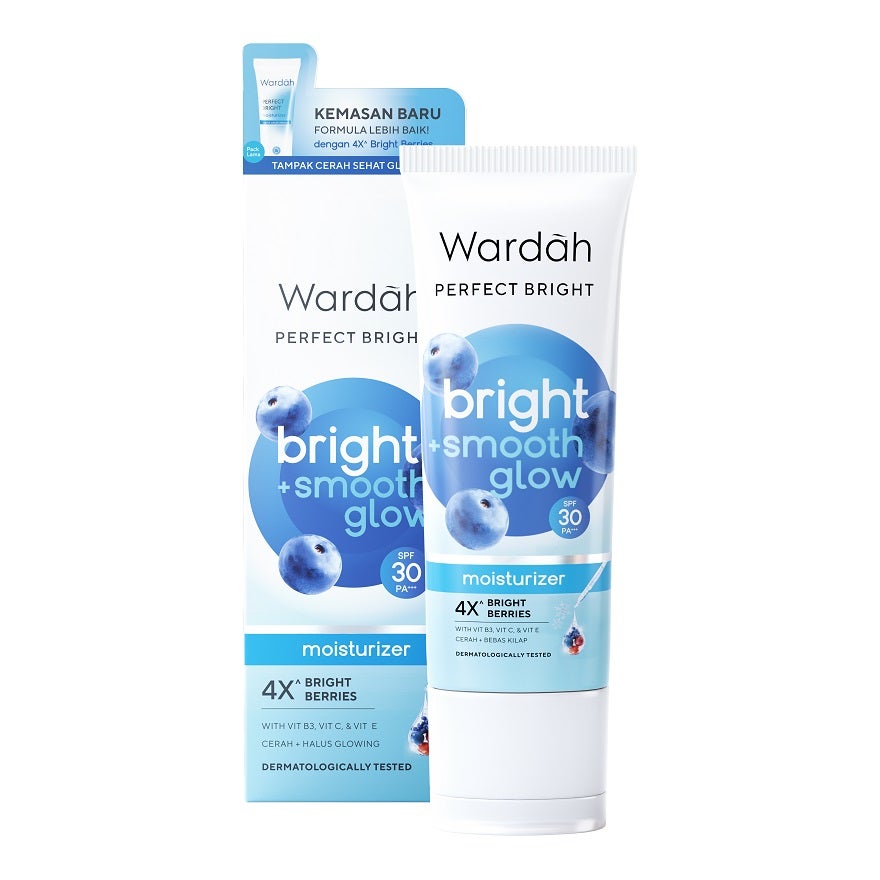 Wardah Perfect Bright Moisturizer Bright + Smooth Glow Spf30 Pa+++ 20Ml