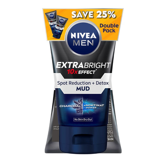 Nivea Men Extra Bright Spot Reduction Mud Foam 100G Po2#
