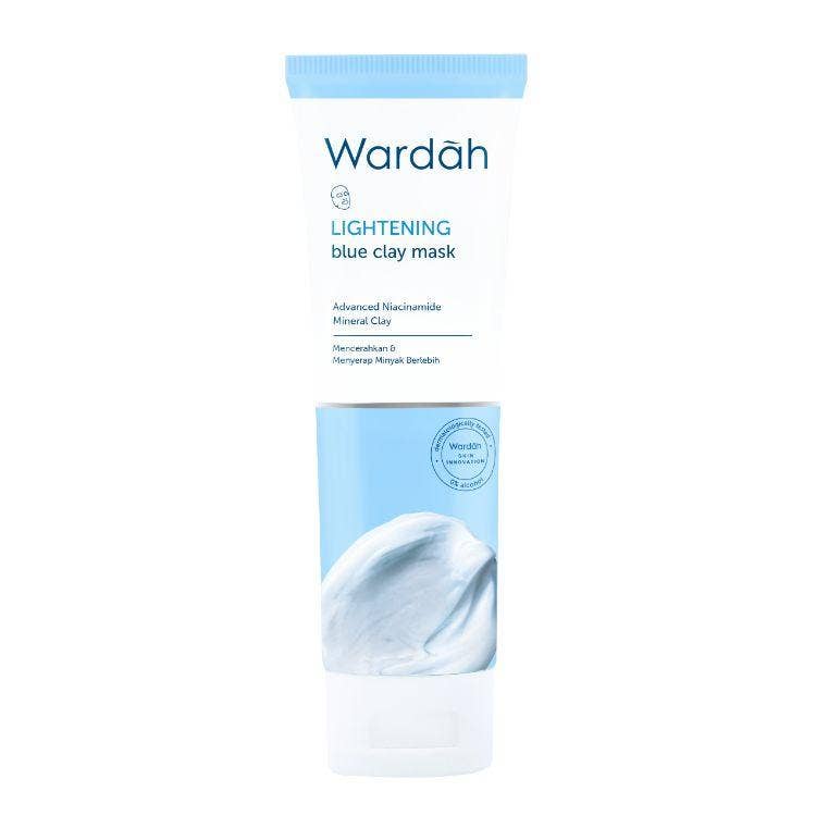 Wardah Lightening Blue Clay Mask 50G