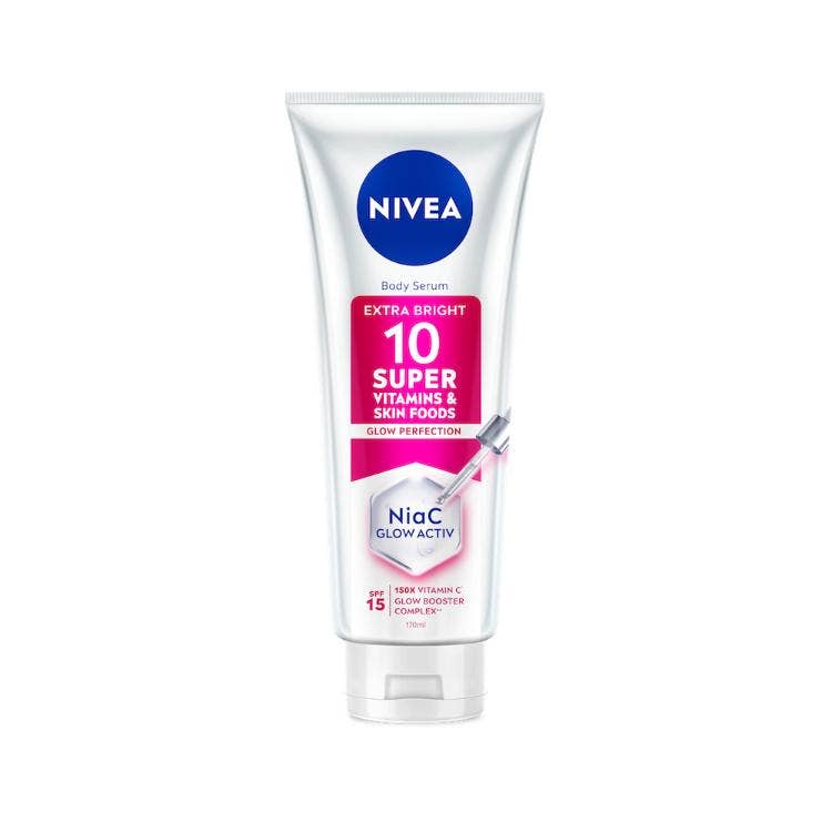 Nivea Extra Bright 10 Super Vitamins & Skin Foods Serum In Lotion 170Ml