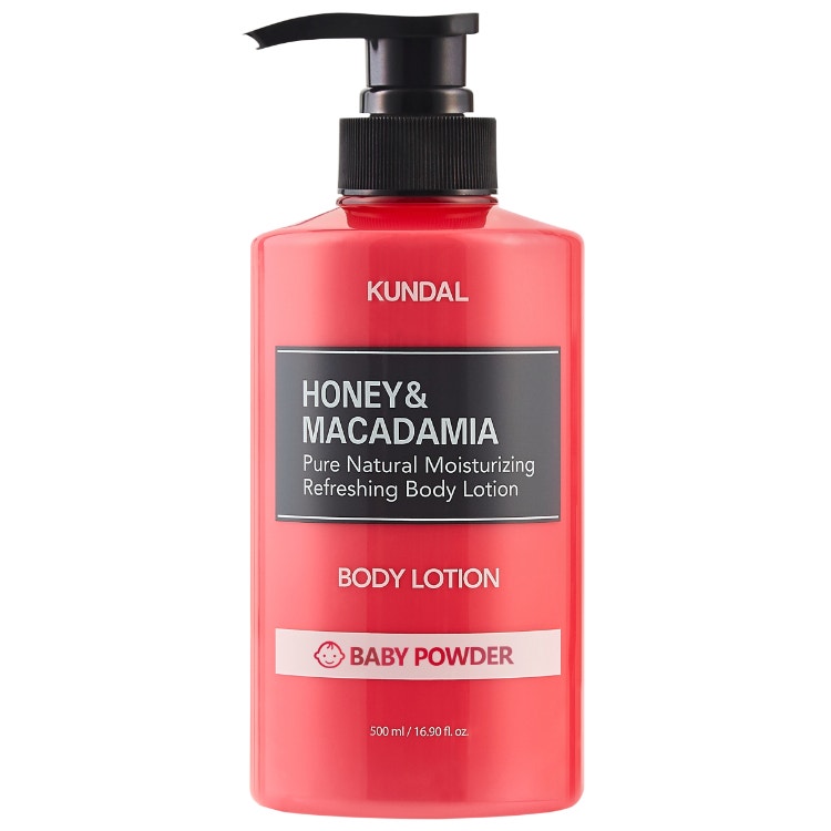 Kundal Body Lotion Honey & Macadamica Baby Powder 500Ml